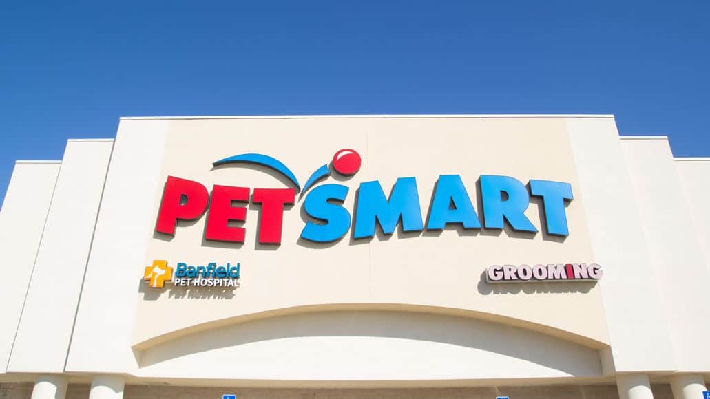 PetSmart logo on store